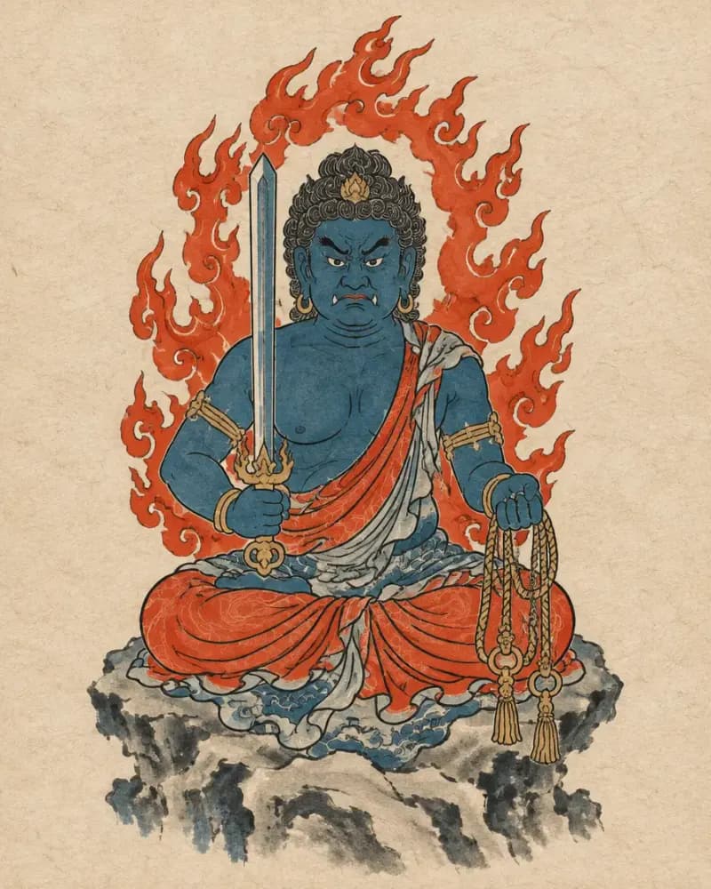 Fudō Myōō (不動明王) tattoo design