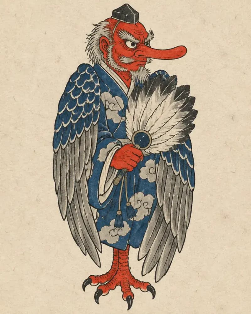 Tengu (天狗) tattoo design
